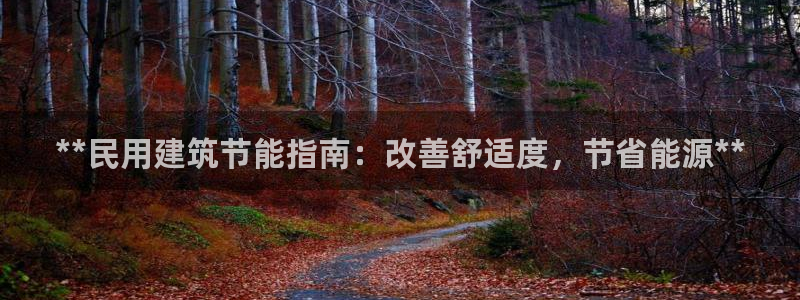 e尊国际官网：**民用建筑节能指南：改善舒适度，节省能源**