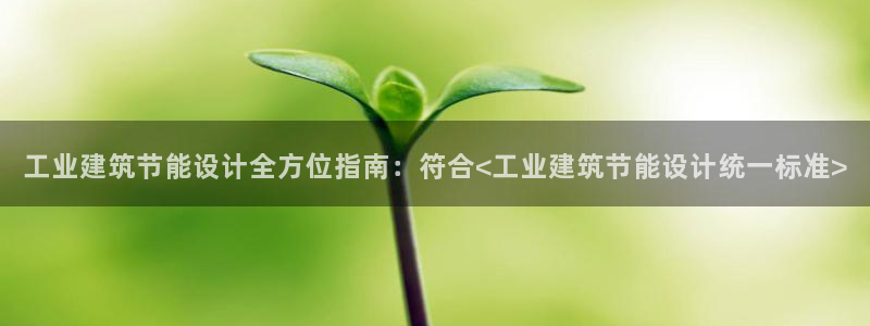 e尊国际可靠吗：工业建筑节能设计全方位指南：符合<工业建筑节能设计统一标准>
