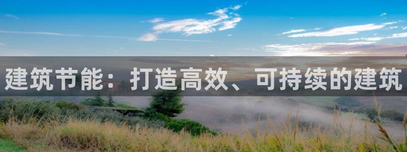 e尊国际娱乐官网下载：建筑节能：打造高效、可持续的建筑