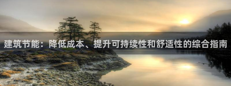 e尊国际客户端下载：建筑节能：降低成本、提升可持续性和舒适性的综合指南