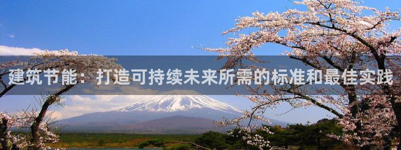e尊国际7779：建筑节能：打造可持续未来所需的标准和最佳实践
