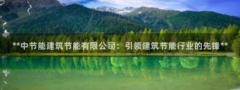 e尊国际平台：**中节能建筑节能有限公司：引领建筑节能行业的先锋**