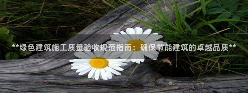 e尊国际app：**绿色建筑施工质量验收规范指南：确保节能建筑的卓越品质**