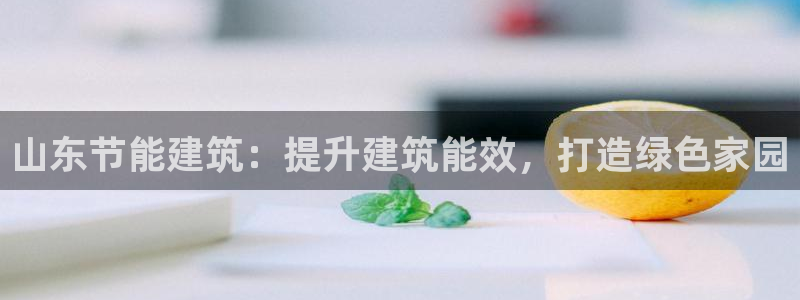 e尊国际可靠吗：山东节能建筑：提升建筑能效，打造绿色家园