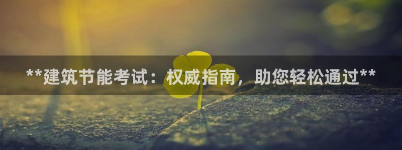 e尊国际的手机登录网站：**建筑节能考试：权威指南，助您轻松通过**