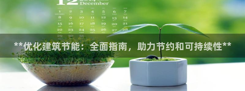 e尊平台：**优化建筑节能：全面指南，助力节约和可持续性**
