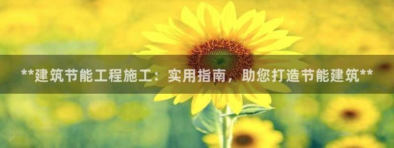 e尊国际-e尊国际官网：**建筑节能工程施工：实用指南，助您打造节能建筑**
