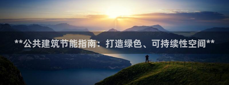 e尊国际官网·网址：**公共建筑节能指南：打造绿色、可持续性空间**