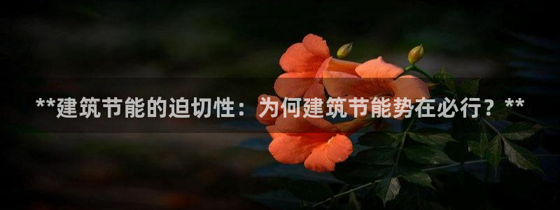e尊国际官网·网址：**建筑节能的迫切性：为何建筑节能势在必行？**