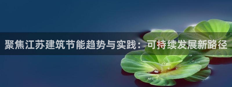 e尊国际-可可计划：聚焦江苏建筑节能趋势与实践：可持续发展新路径