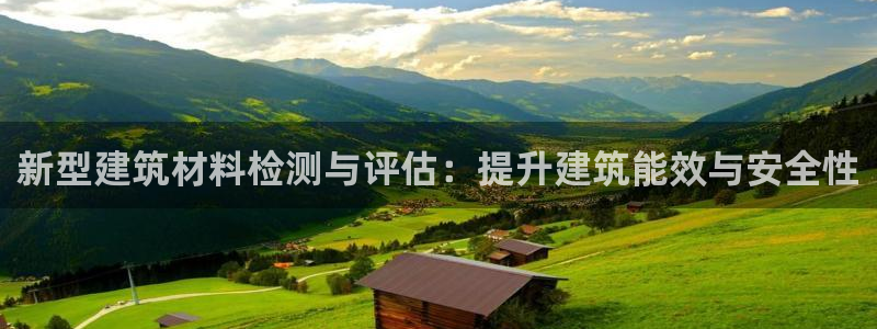 e尊国际是个黑网：新型建筑材料检测与评估：提升建筑能效与安全性