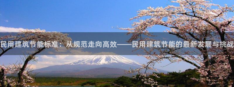 e尊官网：民用建筑节能标准：从规范走向高效——民用建筑节能的最新发展与挑战
