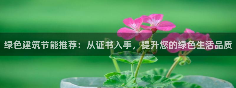 e尊官网：绿色建筑节能推荐：从证书入手，提升您的绿色生活品质
