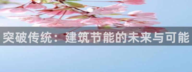 e尊国际-e尊国际官网：突破传统：建筑节能的未来与可能