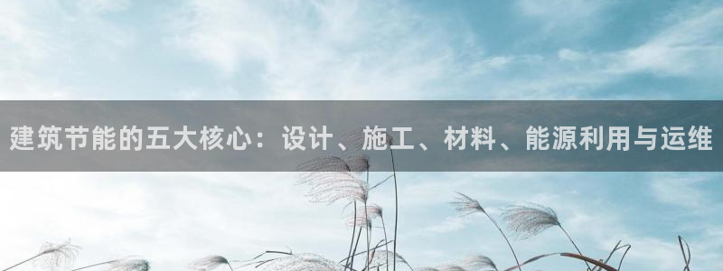 e尊国际是干什么的：建筑节能的五大核心：设计、施工、材料、能源利用与运维